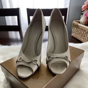 Gucci peep toes, used condition, comes with box